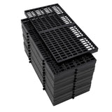 Garvee 12 Pack Heavy Duty Plastic Pallets, HDPE Interlocking Floor Mats for Warehouse Garage and Basement - 