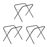 Garvee Portable Work Stand 750 LBS Capacity Folding Adjustable Height Tubular Steel Frame Foam Padding for Garage Shop