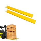 Garvee Pallet Fork Extensions, 96" Length 5.5" Width, Heavy Duty Carbon Steel for Forklifts,5000 Lbs Capacity,1 Pair, Industrial Attachments for Forklift Truck