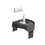 Garvee Adjustable Hot Tub Tray, 2 Cup Holders, 1 Gooseneck Phone Holder & 3-Zone Waterproof Spa Caddy for Poolside, Gray