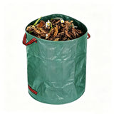 Garvee Garden Waste Bags for Lawn Debris, 6-Pack 72 Gallon Collapsible Leaf Sacks with 3 Handles and Waterproof Tear-Resistant Fabric
