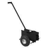 Garvee Heavy Duty Panel Dolly Cart - 660 lbs Load Capacity - Adjustable Steel Frame & Extended Handle - 10" Sturdy Rubber Wheels - Perfect for Drywall, Plywood, Doors Material Handling - Black