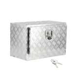 Garvee 36"x14"x16" Underbody Truck Tool Box, Heavy-Duty Aluminum Diamond Plate, Lockable Waterproof Design with T-Handle Latch and Keys for Pickup, Van, and Trailer, Silver - Silver