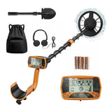 Garvee Metal Detector for Adults & Kids, Waterproof Metal Detectors with High Accuracy 8" Search Coil, All Metal & Disc Modes for Gold Detector - Orange