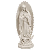 Garvee 1 Set Resin Virgin Mary Statue Craft, Beige, 11.8 Inches Handmade Religious Sculpture, Indoor Outdoor Decor, Catholic Gift