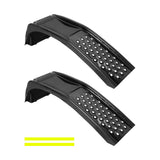 Garvee Heavy Duty 8 Inch Lift Sturdy Steel Car Ramps, 8000 lbs Capacity – Vehicle Service Ramps for Car, Truck, SUV – Oil Change, Repair, Maintenance – 2 Pack – Black - Black