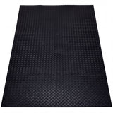 Garvee 4' × 6' Heavy Duty PVC Garage Floor Mat, Waterproof Anti-Slip Floor Protector for Garage, Car & Workshop, Black - Black