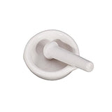 Garvee Compact Spice Grinder – Mini Porcelain Mortar and Pestle Set for Kitchen, Pharmacy, DIY – Perfect for Mixing Spices, Garlic, Herbs – 6ml Capacity – White (System default)
