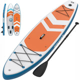 Garvee 10.6ft Stable & Lightweight Inflatable Support paddleboarding Paddle Board – Wide Non-Slip Deck, Complete Set with Paddle, Pump, Carry Bag – Ideal for All Skill Levels on Lakes, Rivers & Coastal Waters