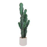 Garvee Artificial Cactus Plant, Tall UV Resistant Faux Cactus Plant, Realistic Texture Tall Fake Plant, Faux Desert Cacti Potted Plant with Planter for Home Garden Office Indoor Outdoor Decoration
