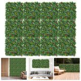 Garvee 12 PCS 19.7×19.7 Inch Artificial Grass Wall Panels, Faux Greenery Hedge Wall Screen Plastic Plant Wall for Indoor Outdoor Garden Fence Balcony Privacy Backdrop Decor