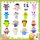 Garvee Fun-Filled Easter Egg Hunt Toy – Finger Puppet Set – Soft toy Animal Puppets in Prefilled Eggs – Party Gifts, Basket Stuffers, Distinctive Gifts for Kids – Five Sets 16pcs