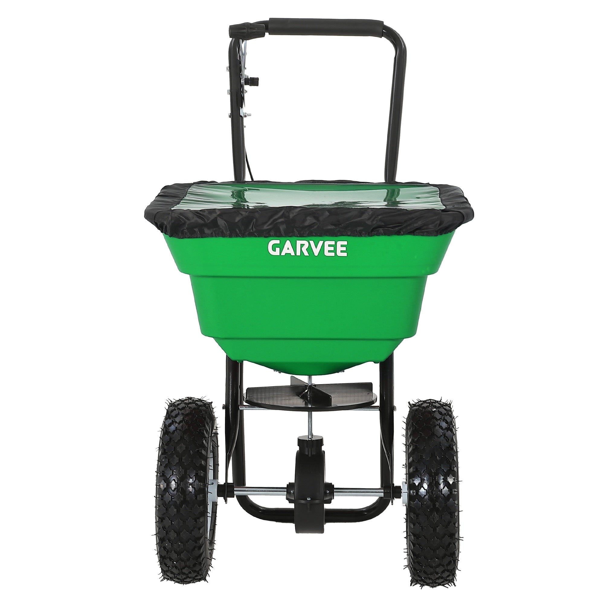 Garvee 80 lb Push Broadcast Spreader, Walk-Behind Lawn & Garden Spread