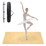 Garvee 6 x 4 ft Large PVC Dance Mat – 5mm Extra Thick Non-Slip Wood Grain Fitness Flooring - Wood Grain
