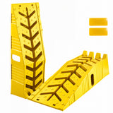 Garvee 2-Pack Low Profile Car Service Ramps - 7 Ton (16,000 lb) Vehicle Lift Ramps - 6.7 in Lift Height - YELLOW