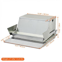 Garvee Professional Farm Chicken Coop System: Extra-Large Walk-In Poultry Run, Roll-Away Nesting Box, Climbing Gym, Cleaning spatula & High-Capacity Feeder - Comfort for 9+ Hens