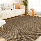 Garvee 10x13 Large Anti-Slip Modern Farmhouse Area Rug Washable Non-Shedding Braided Print Throw Rug Foldable Low Pile Soft Indoor Accent Rug for Playroom Office Bedroom, Camel - Camel
