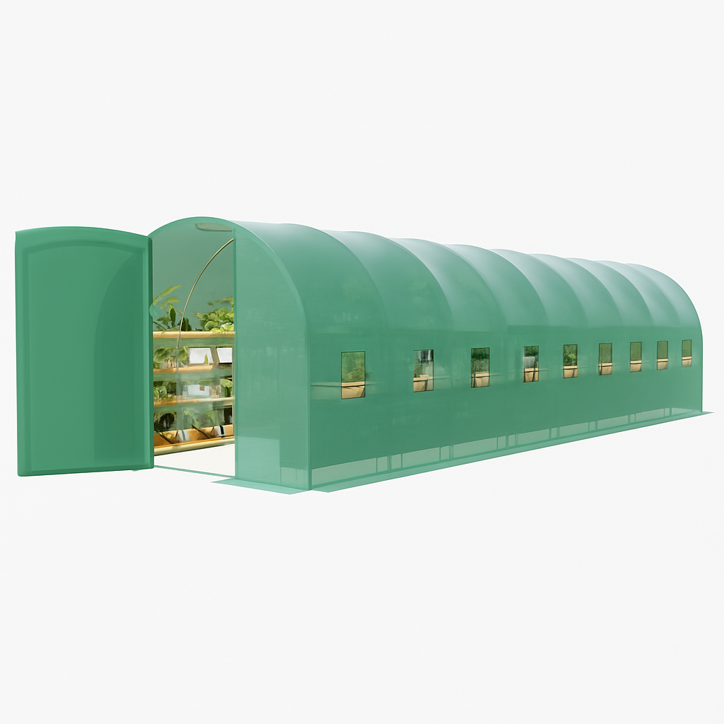 Garvee Greenhouse for Outdoor Plants Tie-Door-L Fully Enclosed Walk-In Kit Durable Material Pest & Rodent Resistant Ideal for Garden