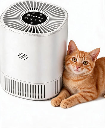 Garvee HEPA Air Purifier for Home – Washable Double-Sided Carbon Filters, Captures 99.97% of 0.1 Micron Particles, Ideal for Large Rooms & Pet Hair, Up to 1000 Sq Ft, White