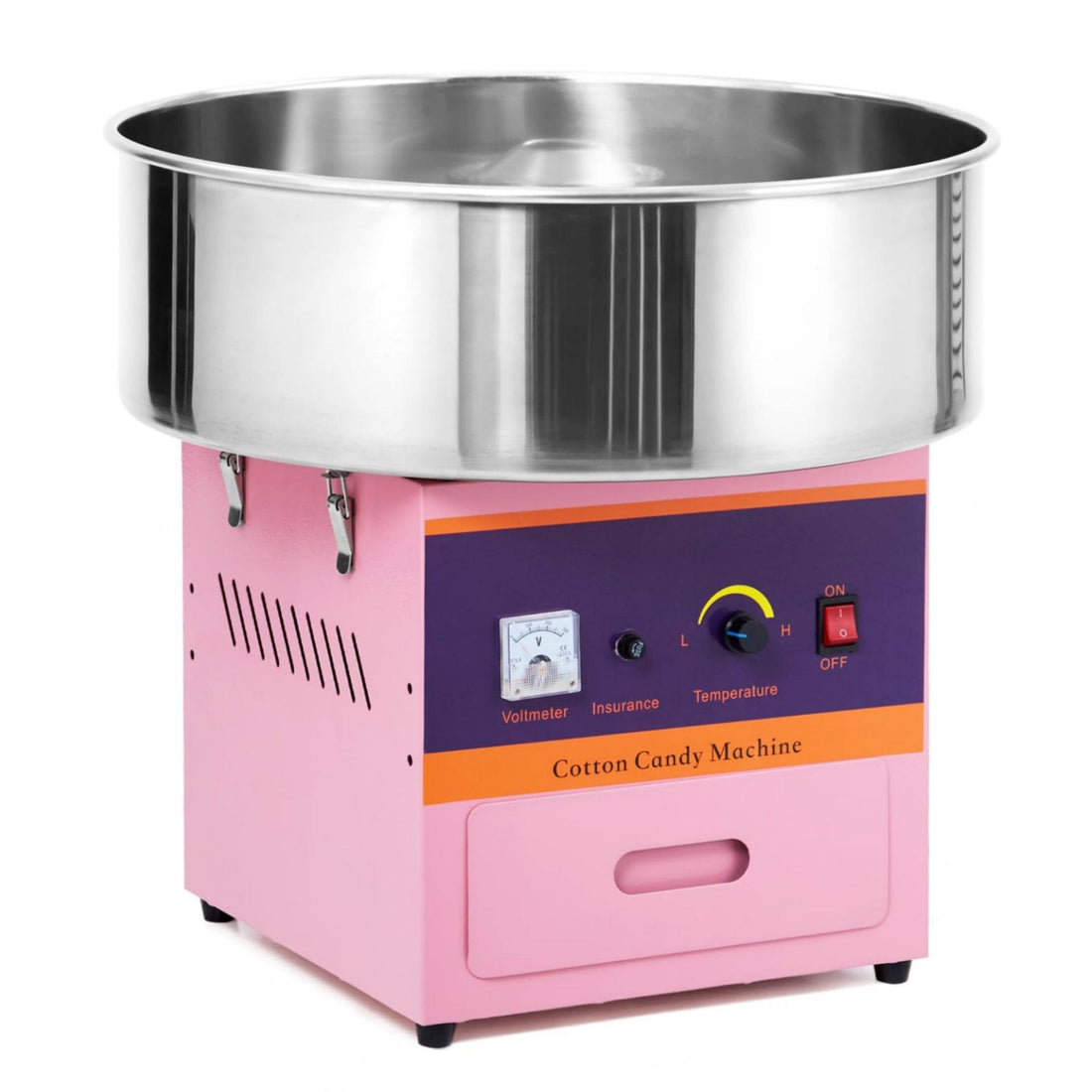 Cotton Candy Machine Commercial 1000W Electric Cotton Candy Machine Cotton Candy Maker Pink
