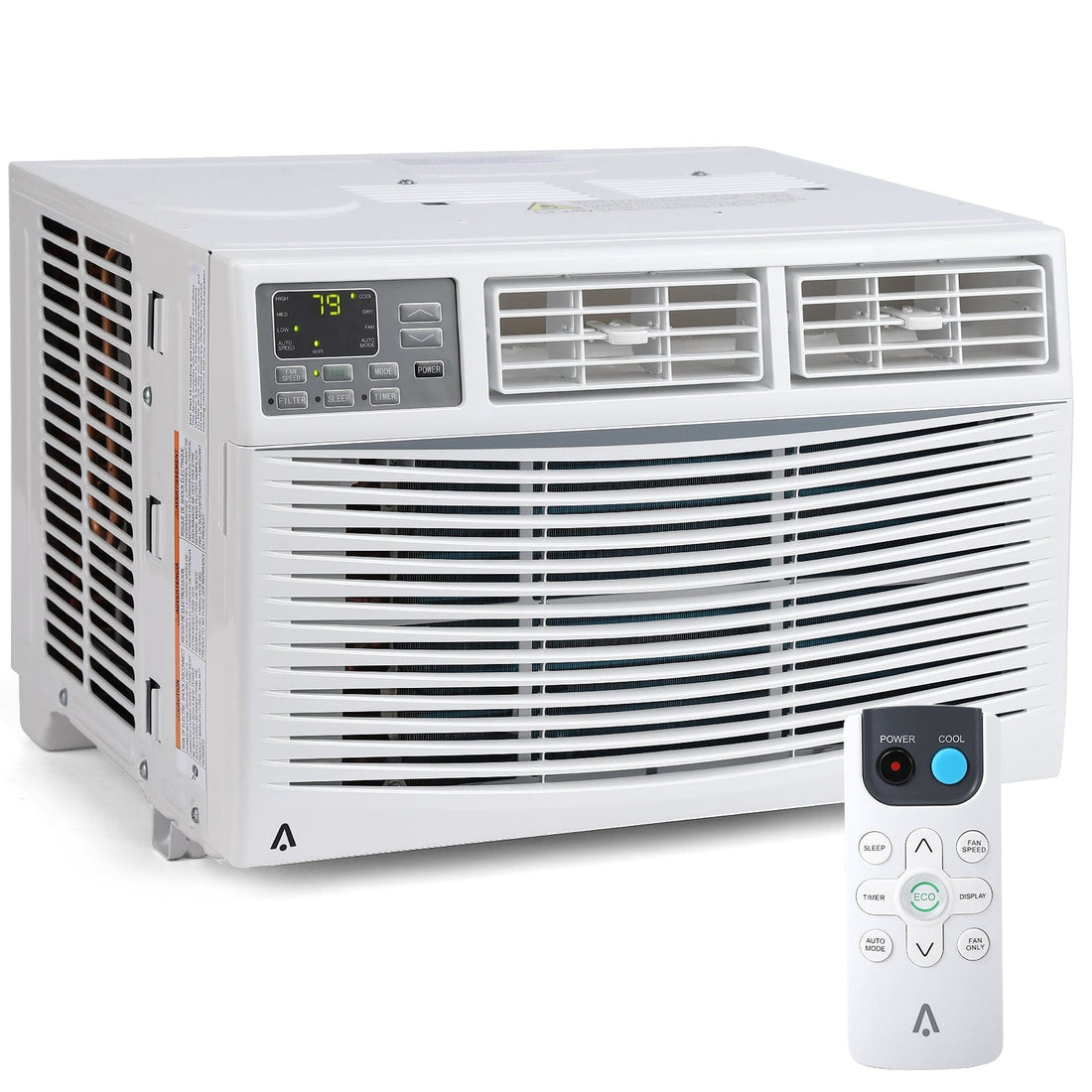 8000BTU Air Conditioner Turbo Fast Cooling AC Unit with Remote/App Control Flexible Window Opening