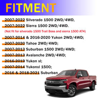 3 Inch Front Leveling Kit 2007-2021 Silverado 1500 2WD/4WD - GARVEE