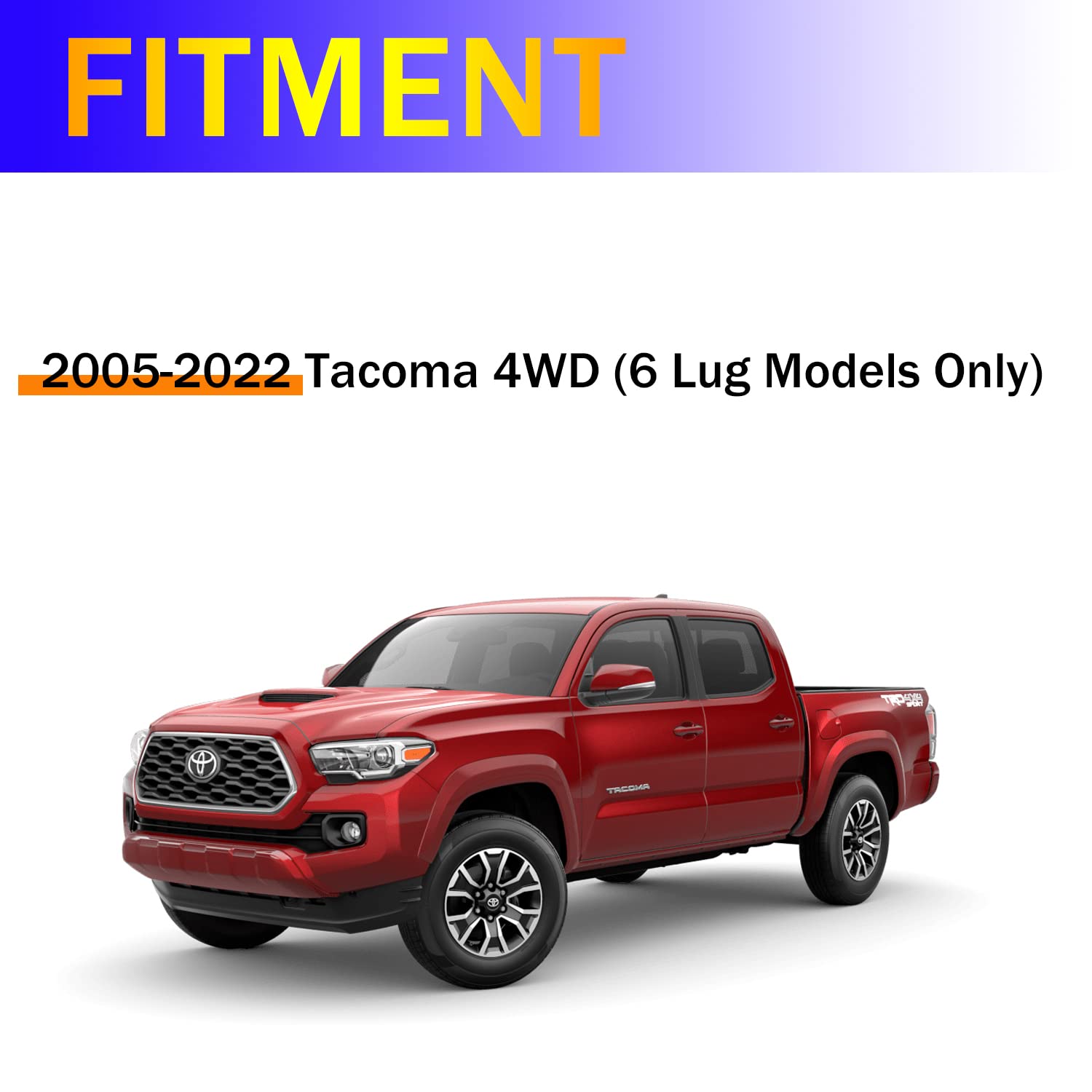 Front 3.0 inch+Rear 2.0 inch Leveling Kits for 05-22 Tacoma - GARVEE
