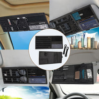 Truck Visor Organizer Multi-Pocket Panel for Auto Accessories