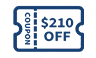$210 OFF coupon bundle